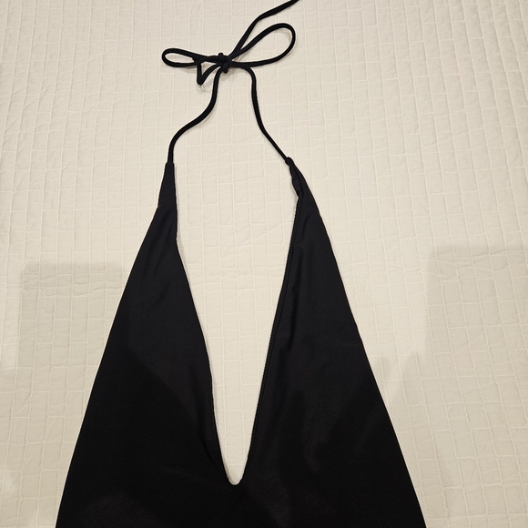 Mikoh Halter Black One Piece Swimsuit Size Small - Picture 5 of 10